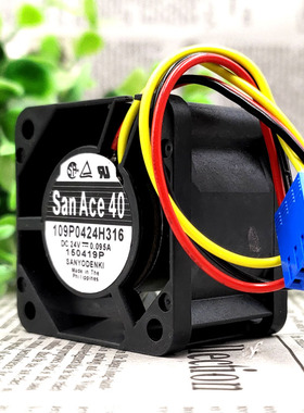 109P0424H316 840D NCK系统风扇 San Ace 40 24V 0.095A