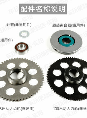 巧格100/福禧100/尚领125/迅鹰125/单向离合器/超越离合器/启动盘