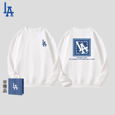 LAMD联名款秋季卫衣长袖高街ins潮流美式复古风宽松时尚情侣款