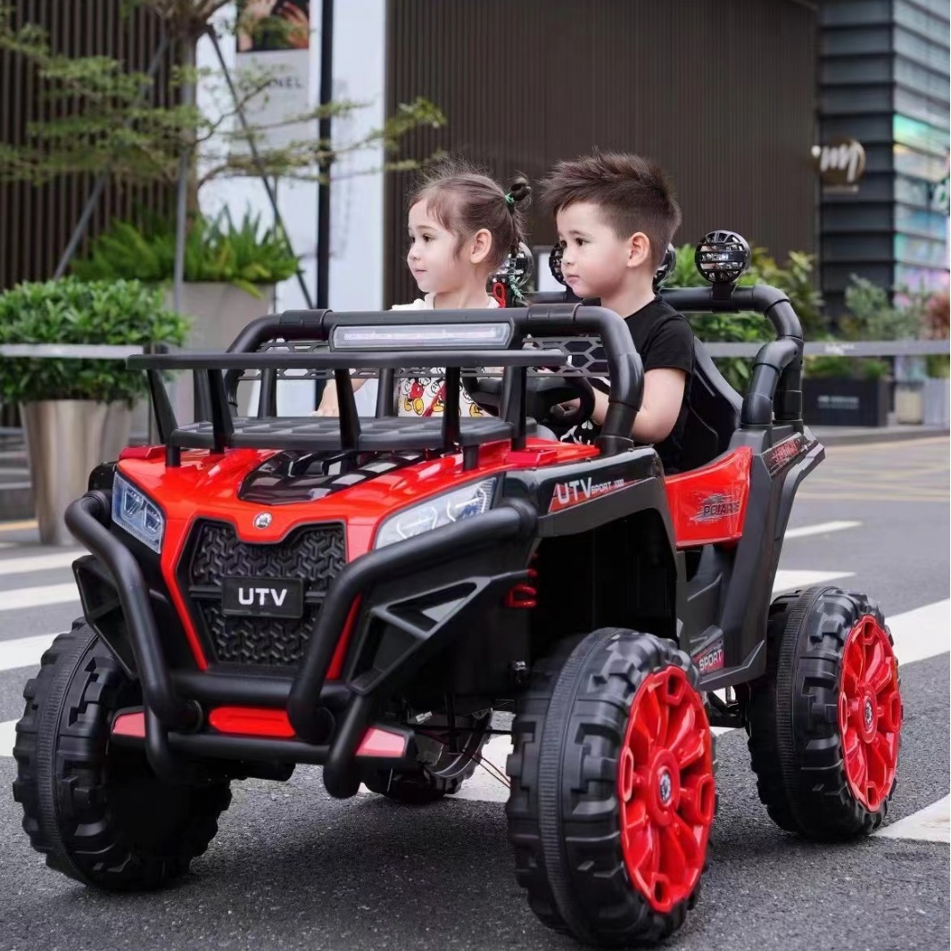大款儿童越野四轮可坐充电汽车   男孩女孩玩具车