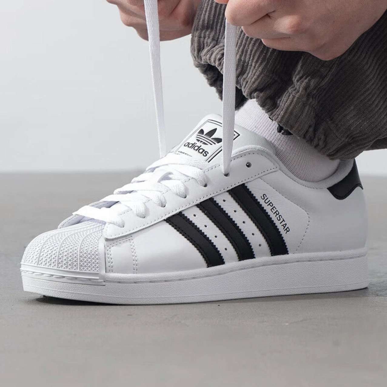 Adidas阿迪达斯贝壳头Superstar2白色男女同款低帮经典板鞋IH8659