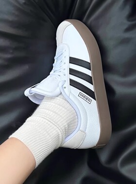 Adidas阿迪达斯T头鞋德训鞋VL COURT 3.0复古女款运动板鞋ID8797