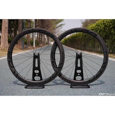 圈刹R1花鼓入门竞赛碳纤维公路轮组真空开口胖圈钛合金0011Cycle