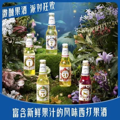 TEMPT诱惑7号酒西打气泡果酒