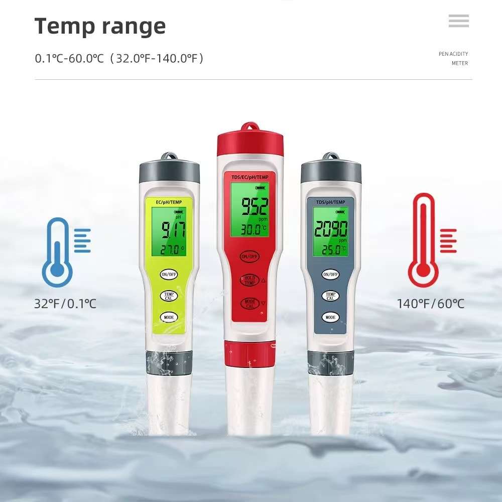 ph/ec三合一测试笔ph值ph计tdsec电导率水质测试笔泳池家用工业