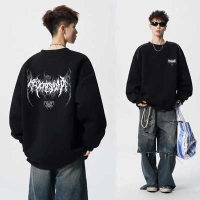 重磅卫衣男2025新款加绒加厚