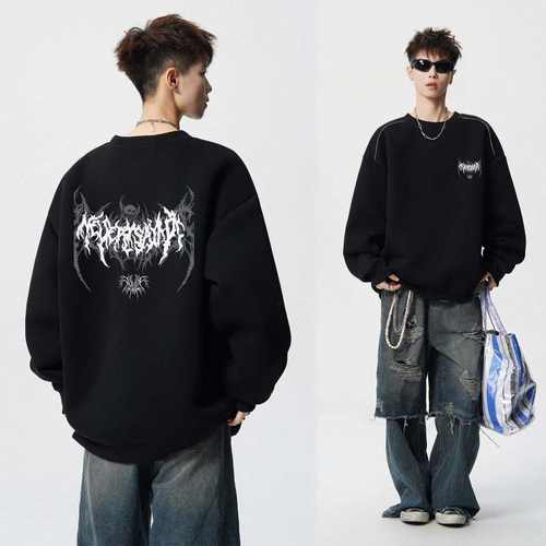 重磅卫衣男2025新款加绒加厚