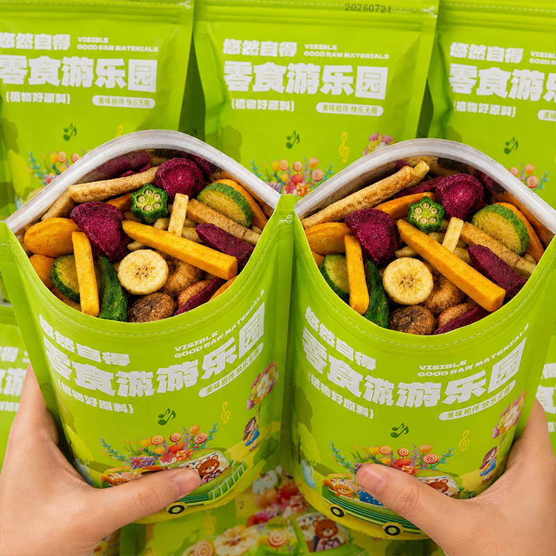 水果干果蔬脆蔬菜干混合香菇脆蔬果脱水原味冻干水果脆片儿童零食