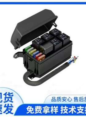 RB-R6F6S-W1 12V防水汽车继电器盒带线 预接线防水汽车保险丝盒