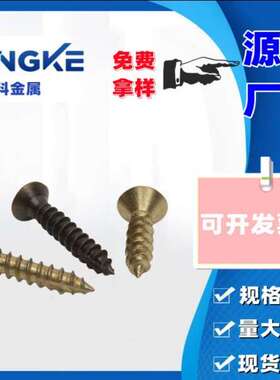 不锈钢碳钢铁制铜制沉头十字自攻螺丝  自攻丝螺丝钉DIN7982