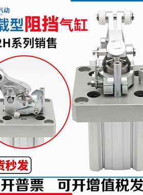 流水线阻挡器气缸RS2H50/63/80-30BM-D-40DL-BL-DM-TL-TM止动气缸