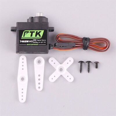 PTK 7462W MG 9g微型数字舵机防水4kg扭力机器人固定翼高压伺服器