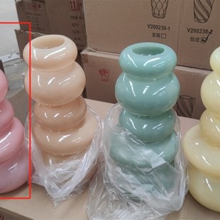 创意网红玻璃花瓶高级感球型泡泡花瓶客厅摆件玫瑰花百合玻璃花瓶