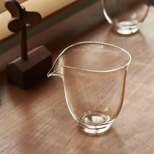 家用泡茶鹰嘴杯大号加厚 公道杯玻璃茶具茶杯分茶器高硼硅耐热日式