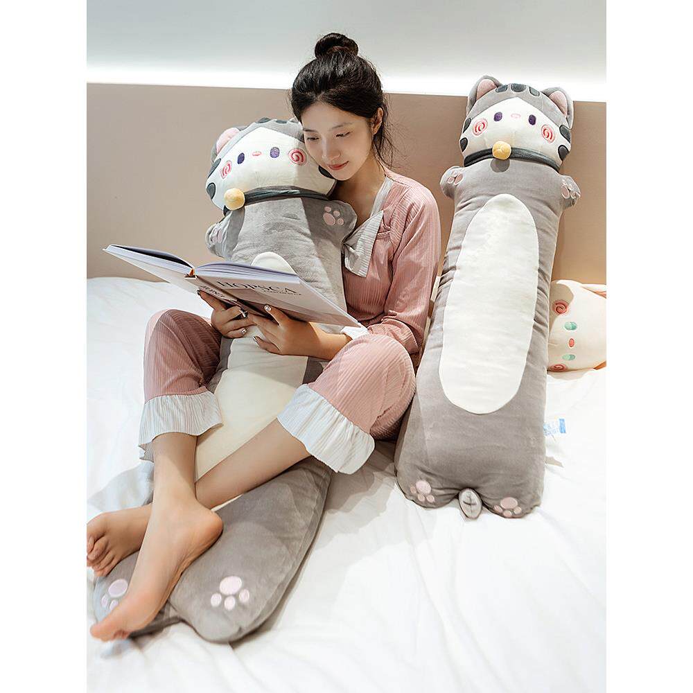 猫咪大抱枕夹腿睡觉女生专用侧睡长条枕抱睡公仔玩偶可拆洗超软女