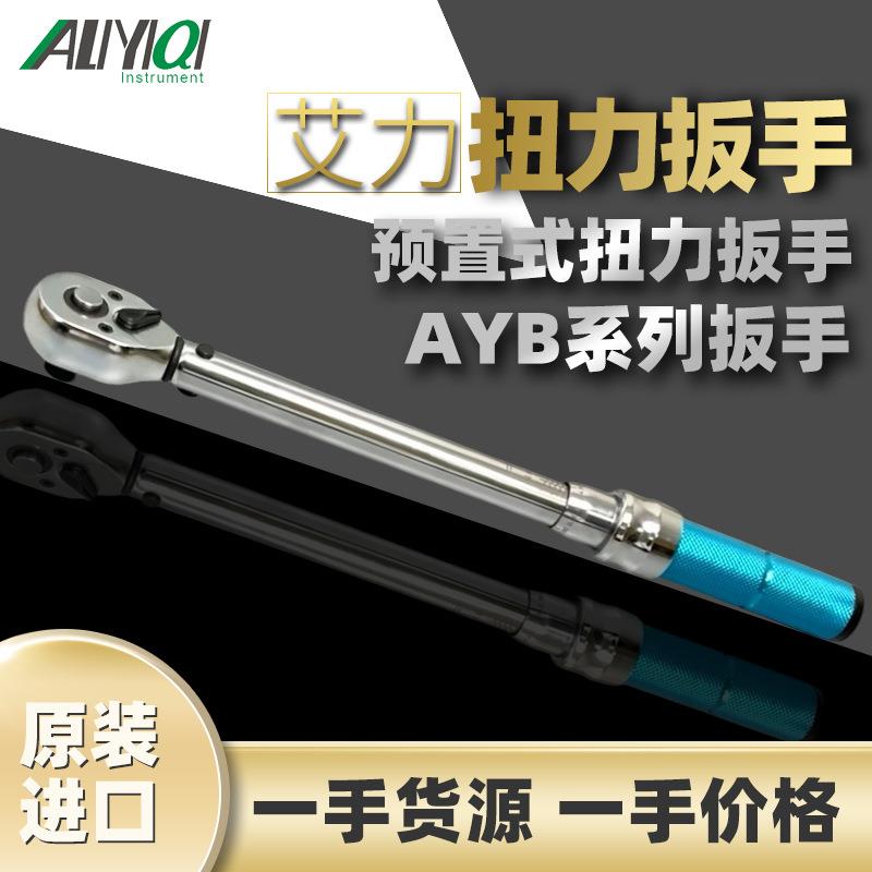 艾力AYB扭力扳手预置式扭矩棘分头正反双向可调式汽修工具刻度式