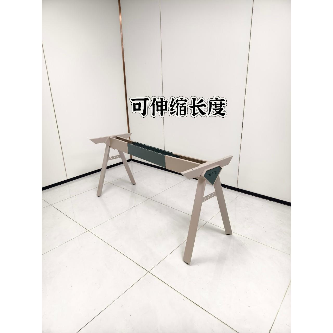 可伸缩长度桌脚创意脚架办公桌支架北欧风简约桌脚牢固
