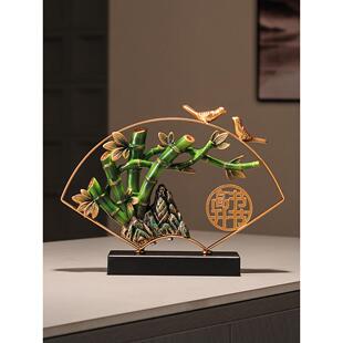 新中式节节高升竹子摆件办公室客厅玄关电视柜装饰品升职乔迁礼品