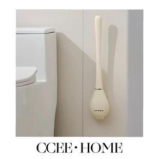 CCEE 棒球棒马桶刷无死角刷挂墙式 创意自动开合轻奢硅胶马桶刷