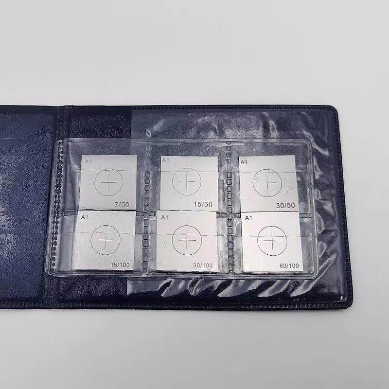 A1/C/D/M1型 磁粉探伤标准灵敏度试片 磁粉检测试块 A1磁粉试片