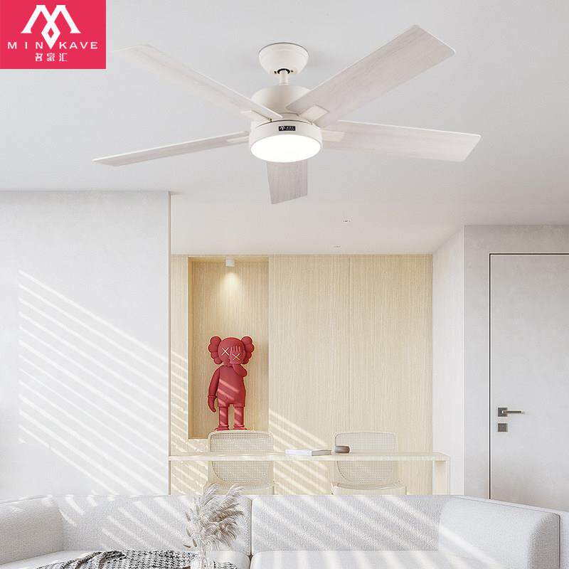 吸顶风扇灯客厅风扇吊灯一体家用简约大风力大尺寸北欧现代吊扇灯