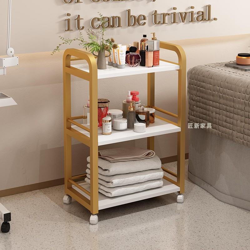 美容车小推车美甲美发医美仪器收纳简易加厚可移动收纳工具车