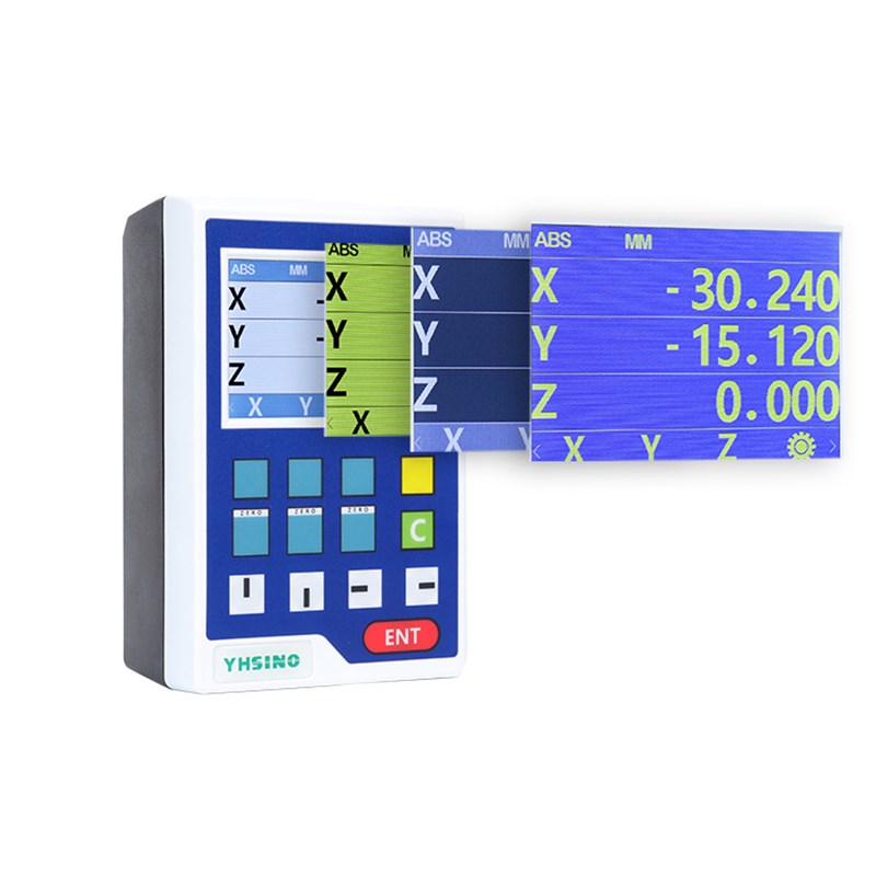 车床专用YH800-2A液晶数显表光栅尺3.5寸屏幕铣床车床磨床专用5um