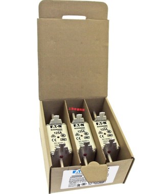 EATON保险丝bussmann熔断器125NHG02B 200A250A 500V gL/gG NH02