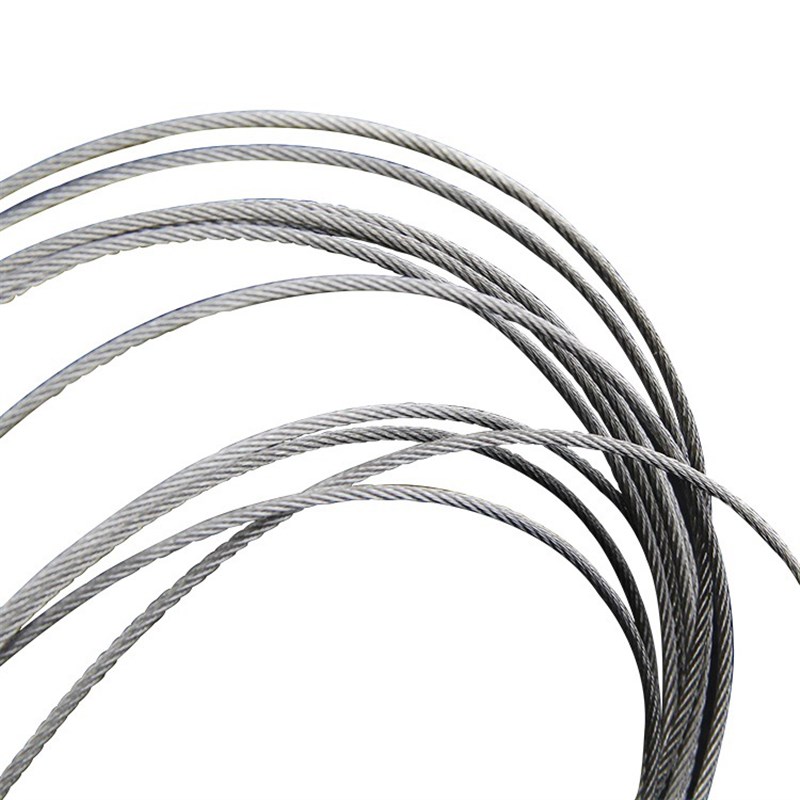 现货304不锈钢丝绳1 1.5 2 3 4 5 6 8 10mm不锈钢软细钢丝绳