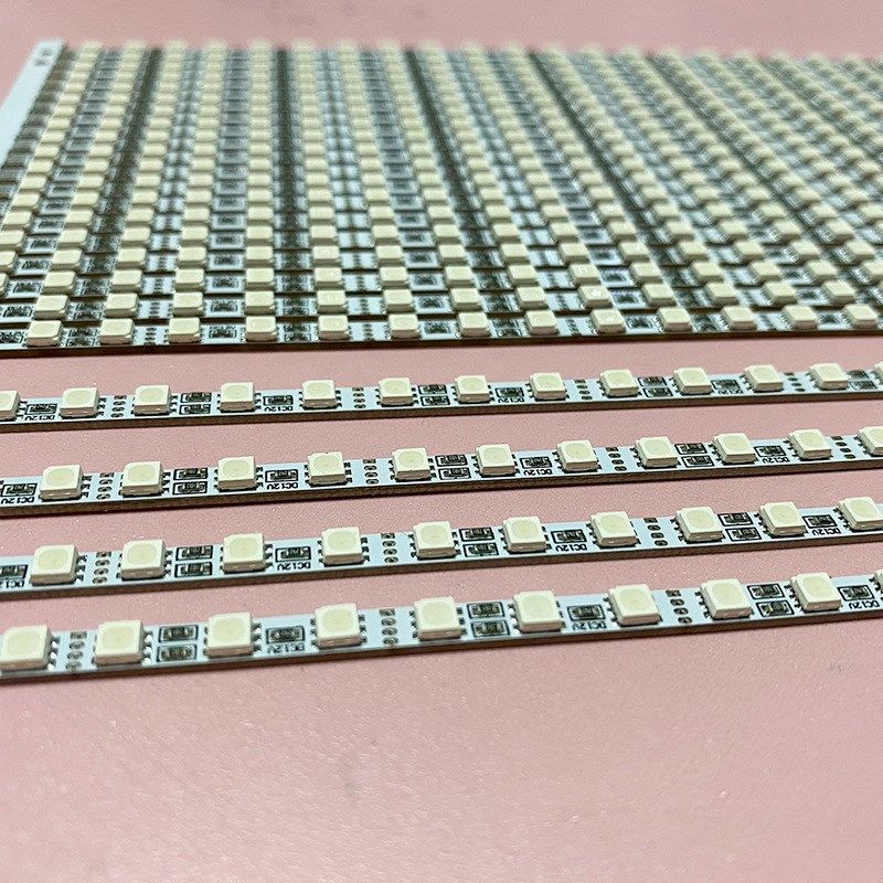 2020款3535硬灯带4mm宽RGB12V50cm60灯高亮窄板背光汽车装饰光源