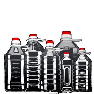 500ml 2.5L5L10L20LPET透明食用塑料油壶酒瓶油瓶油桶酒桶酒壶