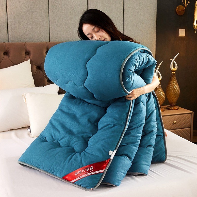 2023磨毛压花冬被春秋被宾馆酒店被 被子被芯 150x200cm4斤 白色