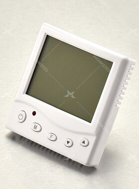 蒙克森德通用水暖地暖控制面板水机风机盘管液晶温控器开关带联动