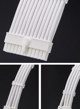 套装8PIN30cm尼龙编织网延长线24PINCPU8PIN显卡vga线供电脑主板