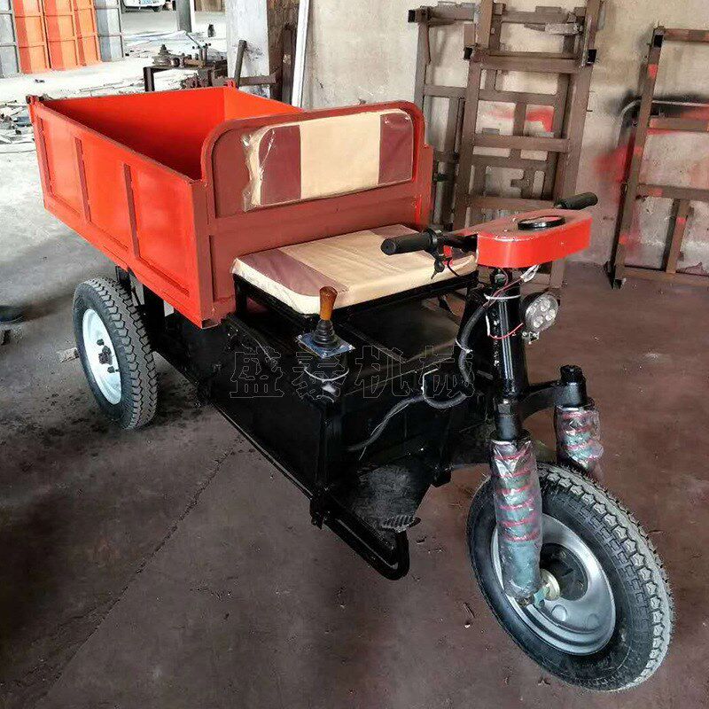 工程矿用自卸运输三轮车 加重型电动三轮电动三轮车柴油三轮