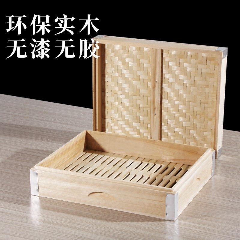 馍馍哥蒸馍坊竹蒸笼长方形木蒸屉木制蒸包子的蒸屉小笼包商用