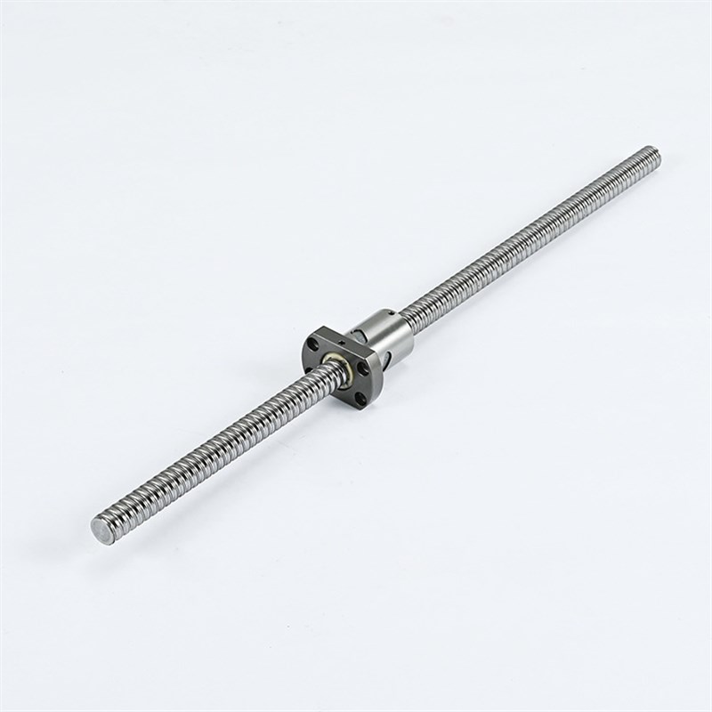 现货供应自动化设备专用滚珠丝杆SFI1605 4孔滚珠丝杆圆法兰螺母