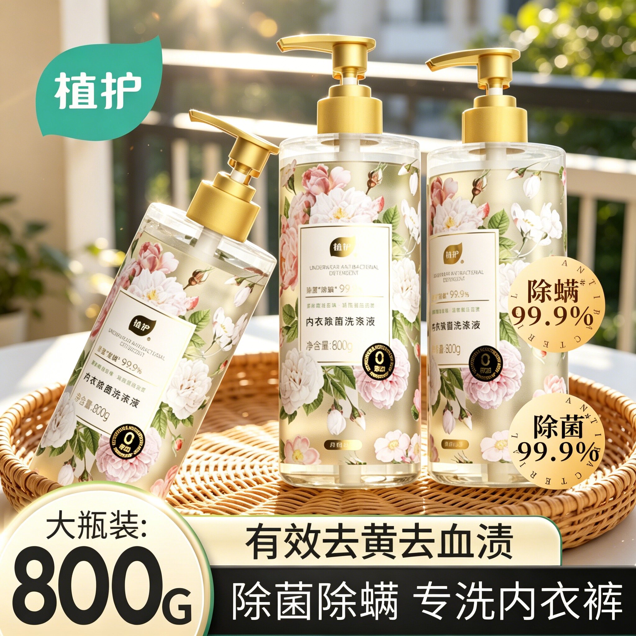 【800g大瓶】内衣液99%除菌除螨