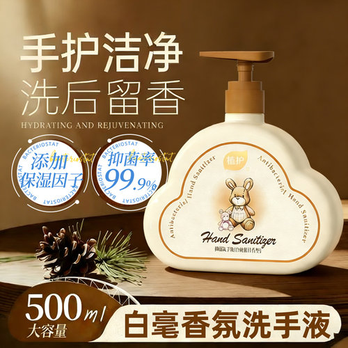 【抑菌率99.9%】500G大瓶洗手液