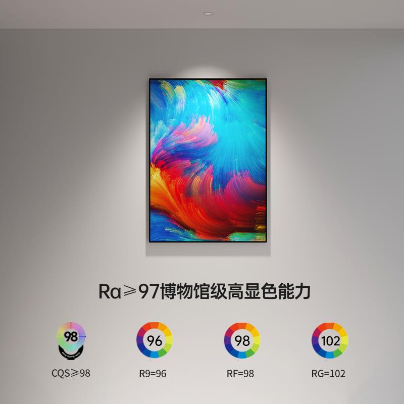 圆形55明装迷你筒灯led防眩射灯家用无主灯免悬吊式天花板客厅