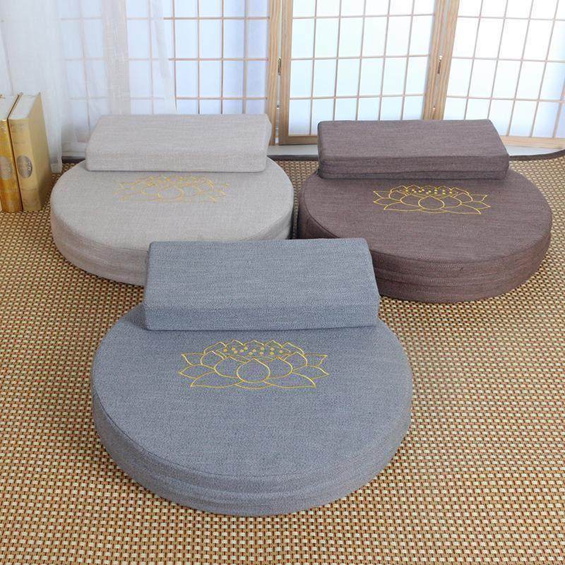 坐禅垫静坐垫可拆洗禅修垫亚麻蒲团坐垫跪拜垫榻榻米垫品圆形打坐,居家布艺,蒲团,淘宝优惠券,粉丝福利购,淘宝优惠卷