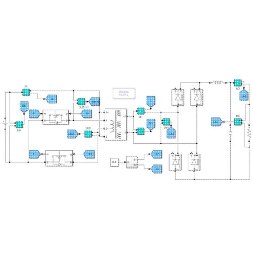 MATLAB/Simulink,Push-Pull(推挽电路)电路仿真模型