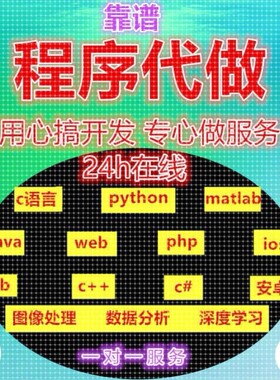 计算机代写python程序代做Java代码编写c/c++系统设计R定制c#开发