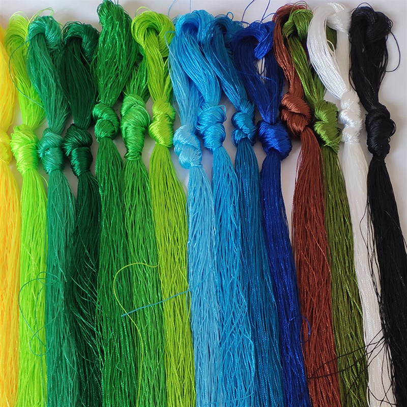 30色手工绣花线丝光o线 鞋垫绣线 刺绣线冰丝线十字绣线流苏穗子