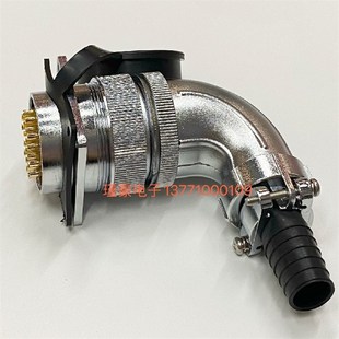 42彎頭電纜連接器 航空插座TP48系列彎式 48mm TP48J5TS