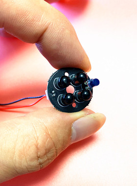 940nm夜视不发光红外灯板 无光红外补光灯 黑色4颗LED监控配件5v