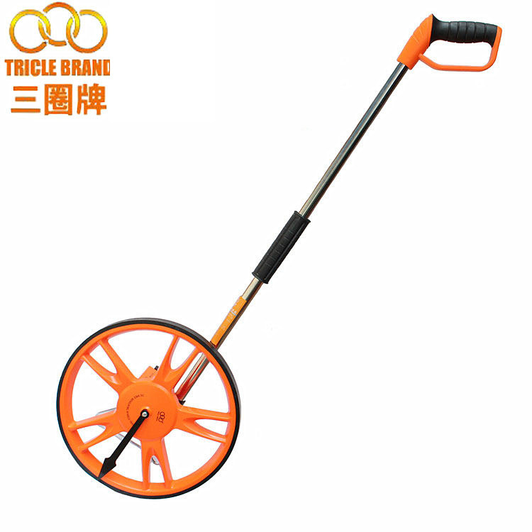 三圈测量尺 手推尺轮式机械测距仪 测距轮测量轮滚尺测量仪器