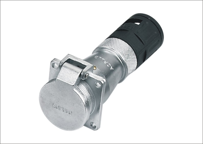 AOPULO澳普龙AK-ZB带法兰尼龙软管插座(16型/20型/24型)IP55