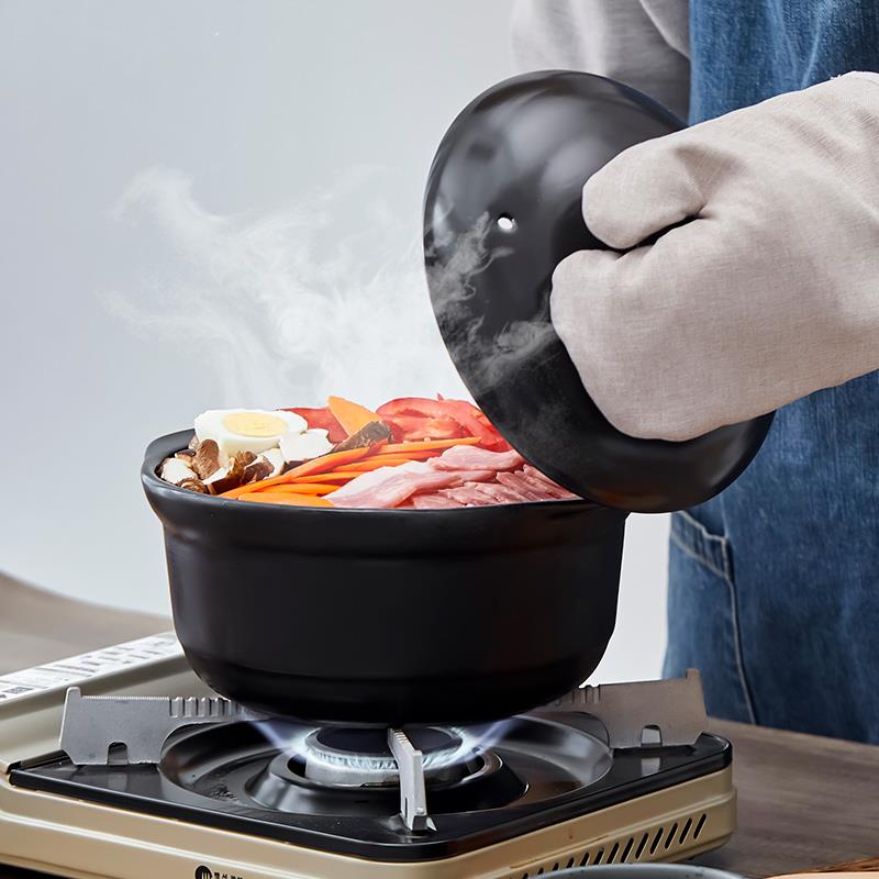 嘉顺煲仔饭砂锅煲家用燃气陶瓷煲米线锅沙锅明火耐高温商用干锅煲