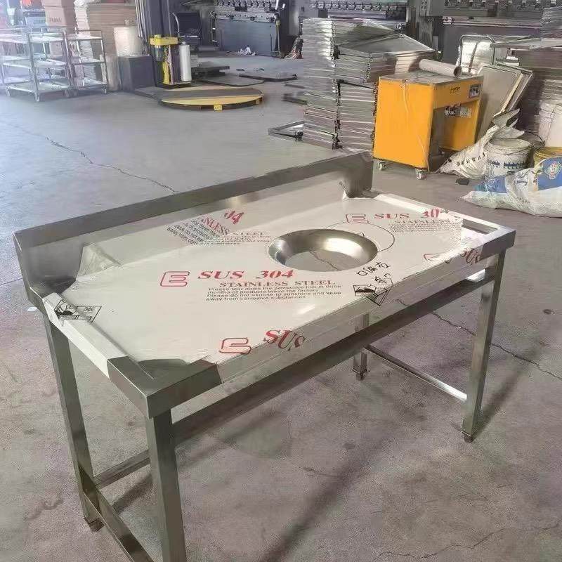 不锈钢干湿分离收餐台厨余垃圾酒店食堂专用残渣泔水台垃圾收集台